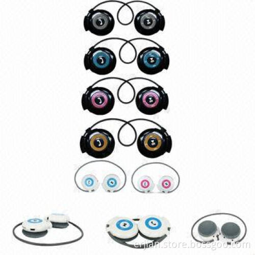 Micro SD Card Headphone, Sports MP3 with FM Radio and Volume Control Keypad